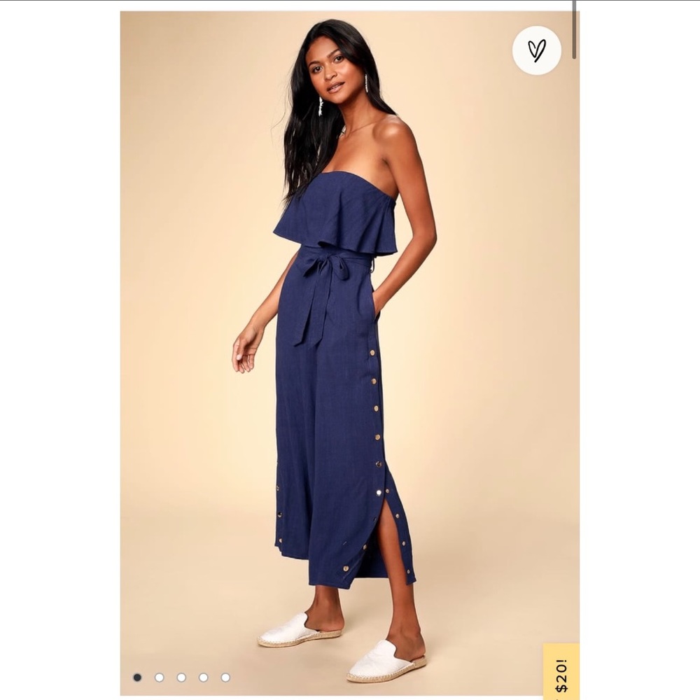 NWT Lulus Navy Jump suit